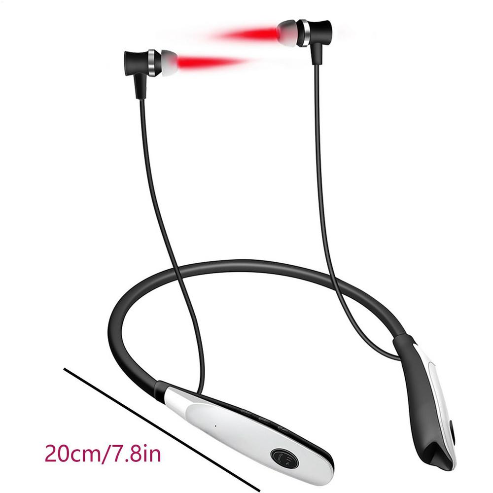 Red Light Device for Tinnitus Neck Suspending Irradiator Earplugs Tinnitus Equipment Ear Canal Irradiation Headphones