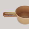 Pabei Disposable Round Kraft Paper Food Containers