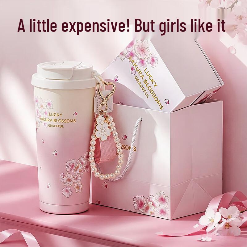 Elegant Dual-Drink Insulated Water Bottle