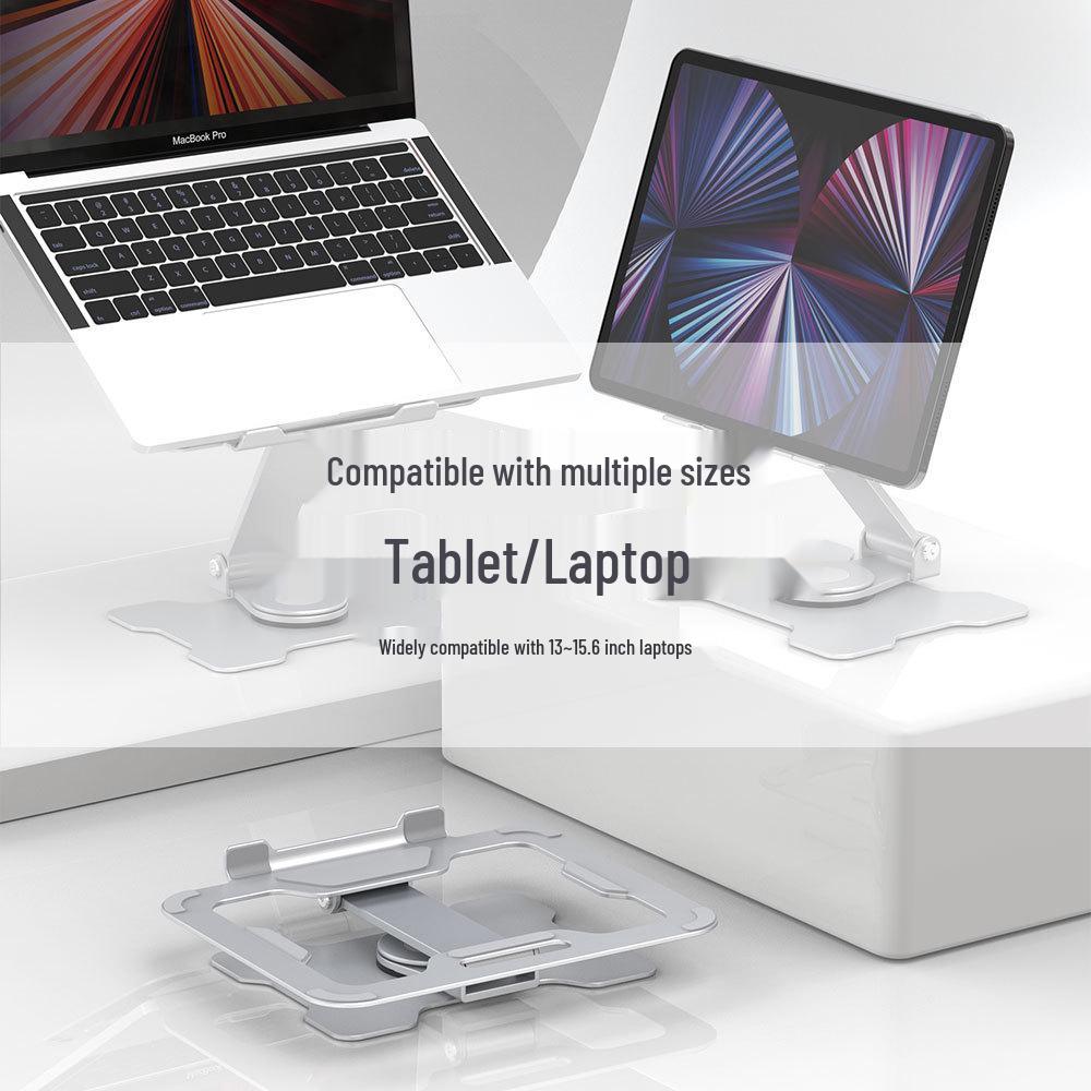 Verstellbarer 360° drehbarer Laptop-Ständer mit Kühlung für Büro & Gaming