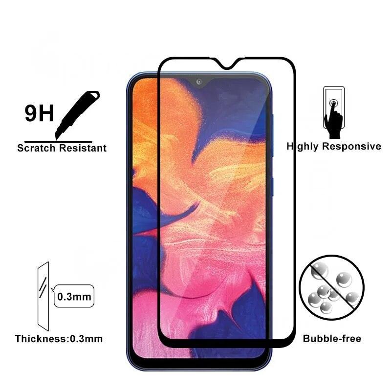 2 ks Plné ochranné sklo pro Samsung Galaxy A10 A20 A20E A30 A40 A50 A70 Tvrzené sklo na displej pro Samsung M10 M20 M30 M40