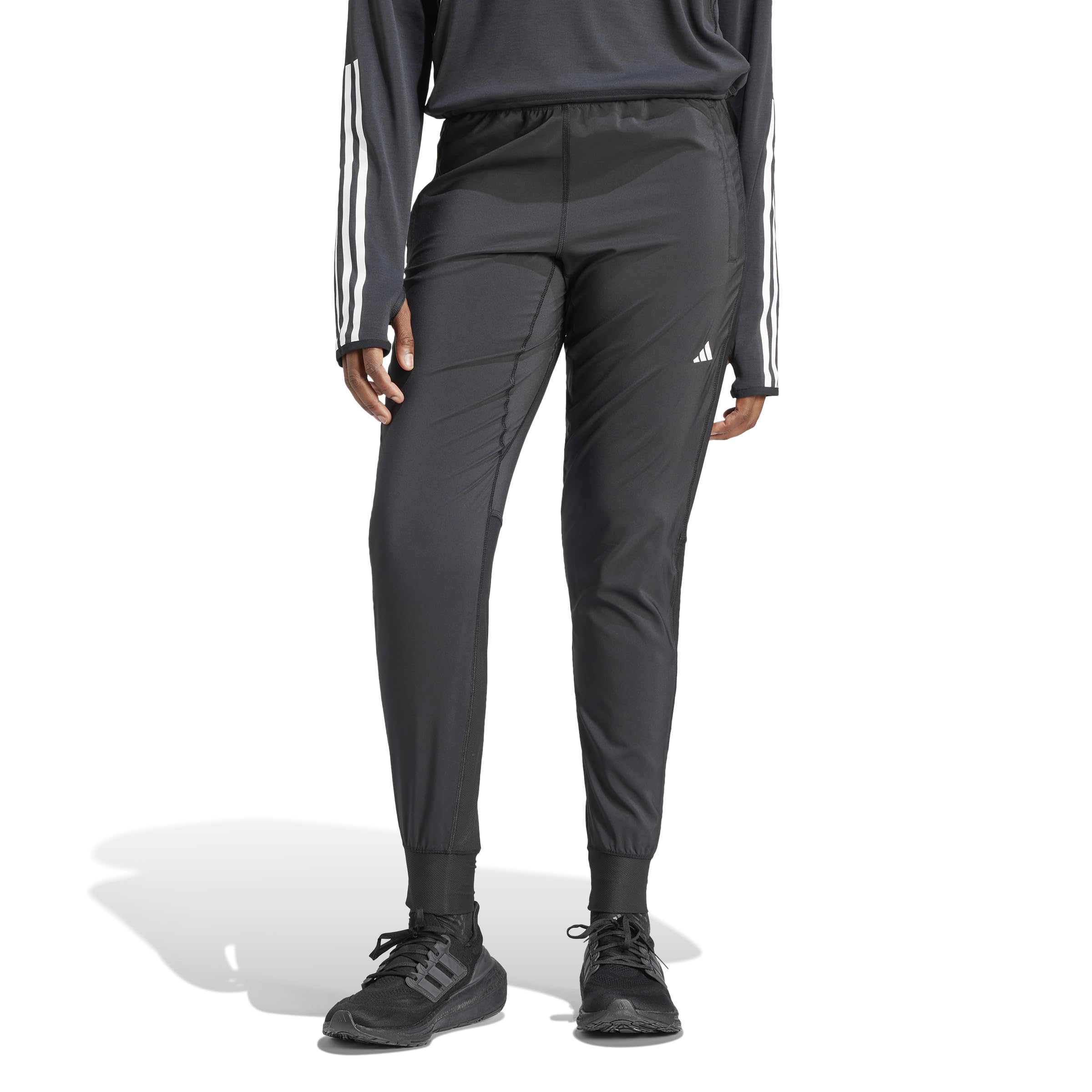 

Женские брюки Adidas Own the Run IKM86 черные (ИК7444) J/2XL