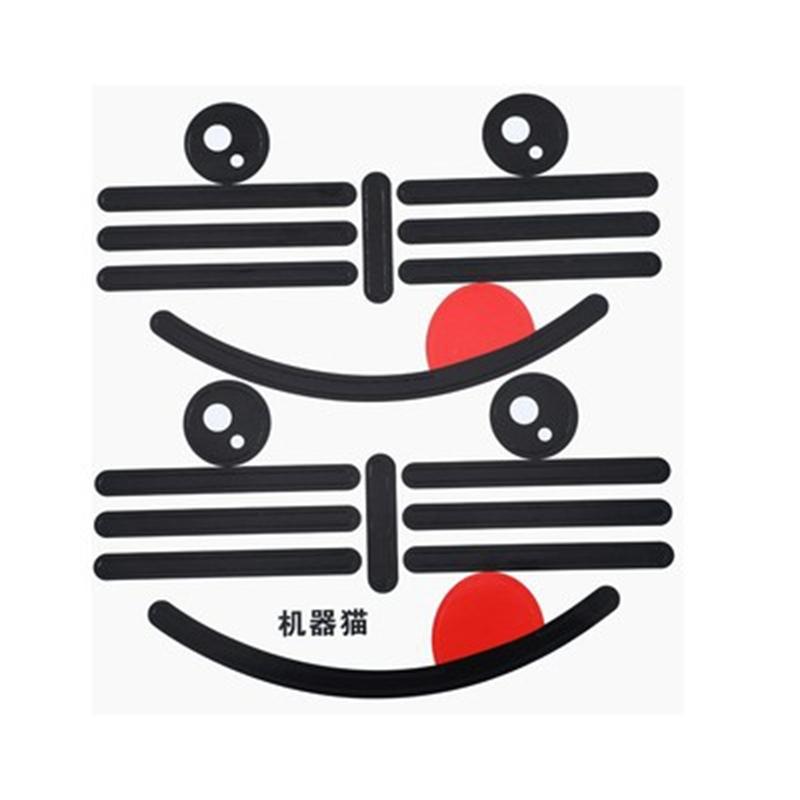 5/10pcs Balloon Wave Ball Cartoon Shape Sticker Handmade Creative DIY Decoration Super Cute Animal Eye Expression Self Adhesive