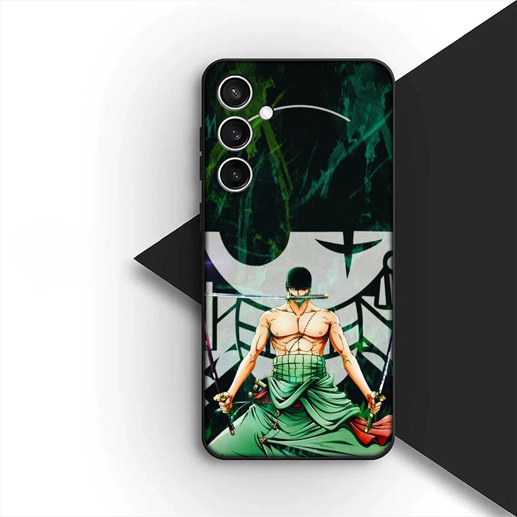 Cover for Samsung Galaxy S10 S8 S9 Plus A33 A34 A31 70 A71 A72 Note 20 9 8 S10E Phone Case Nami Roronoa Zoro One Luffy Pieces