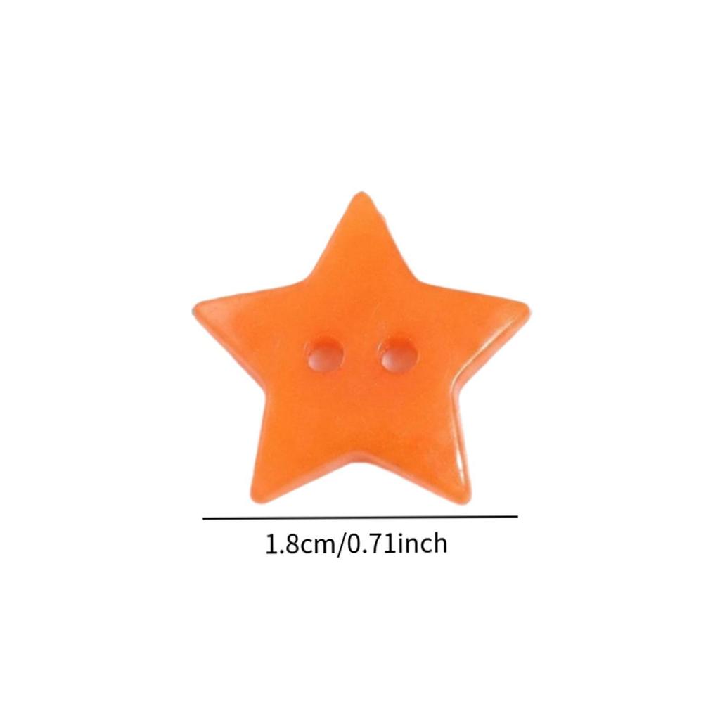 200x 2 Holes Creative Colourful Buttons Sewing Fasteners Buttons Cute Craft Buttons for DIY Crafts Doll Clothes Sewing Painting