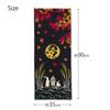 Miyamoto Handtuch Miyamoto Kenema Tenugui Hand Herbstblätter Ernte 35 x 90 Hergestellt in Japan Chū-gefärbtes Handtuch, Mond, ca.. cm,