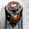 Halloween & Christmas Print Versatile Warm Shawl Scarf