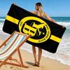 BSC Young Print Beach Towel, Large Soft Quick Dry Towel for Beach Camping Swimming