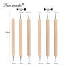 3-Piece Wooden Handle Embossing & Dotting Tool Set for Quilling, Pottery, Clay, and Paper Scoring