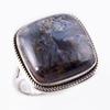 Natural Pietersite Gemstone Handmade 925 Solid Sterling Silver Ring Size 8 f9h65