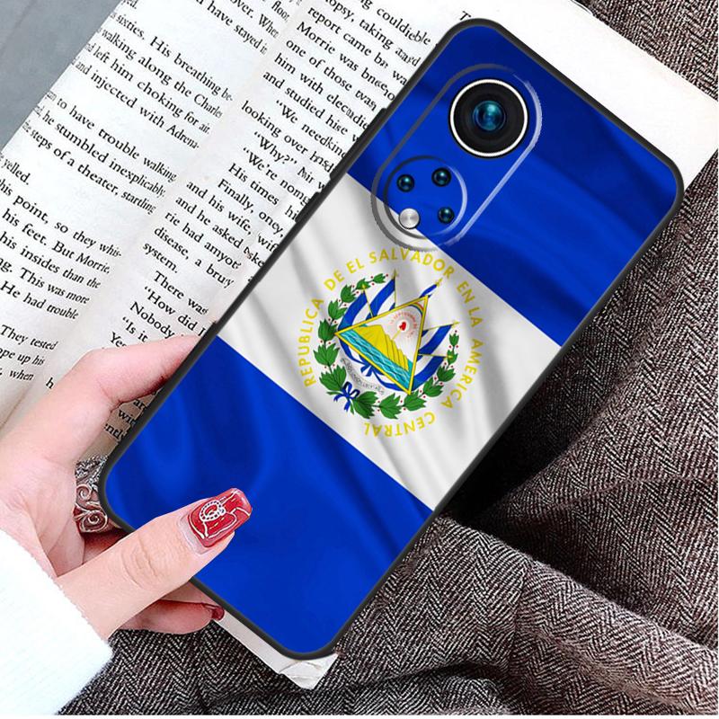 El Salvador Flag Case For Honor Magic 8 5 6 7 Lite Honor 200 400 Pro 50 70 90 X9d X9b X9c X9a X8c X8b Win RT