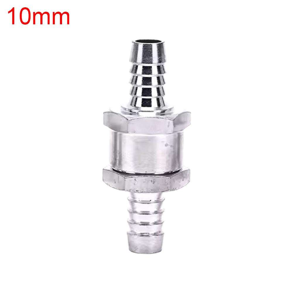 One Way 6/8/10/12mm 4 Size Aluminium Alloy Fuel Non Return Check Valve Fit for Carburettor And Low Pressure Fuel Systems