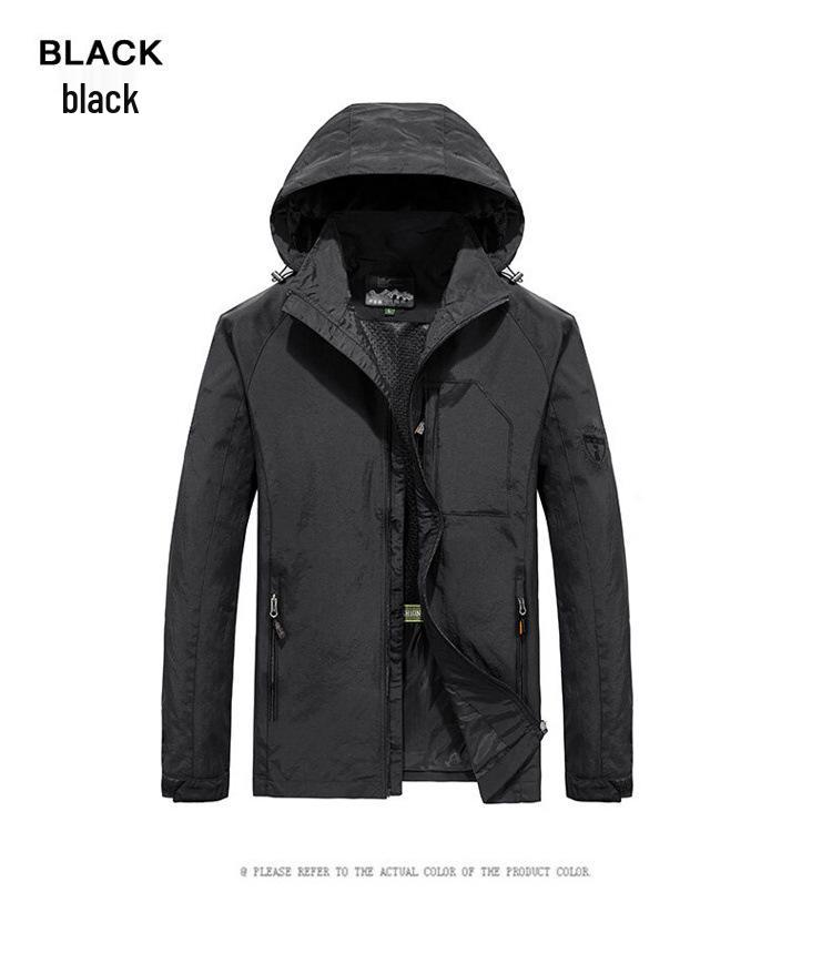 Men's Multi-Pocket Windbreaker Jacket