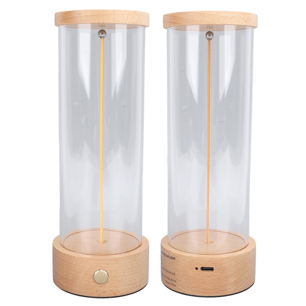 Mini Minimalist Table Lamp Cordless Nightstand Night Light Rechargeable Magnetic Modern Ambient Light for Bedroom