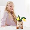 Almohada de peluche con forma de flor, maceta de 12 pulgadas, juguete de peluche suave y amigable para niños.