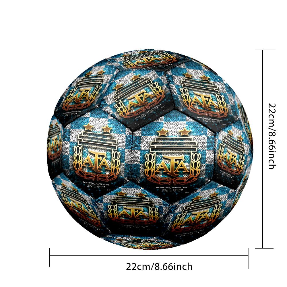 Argentina Football Club Printed Size 5 Soccer Balls, High-Quality, Anti-Slip, Protective Football, A Unique Gift , Birthdays, Christmas Gifts