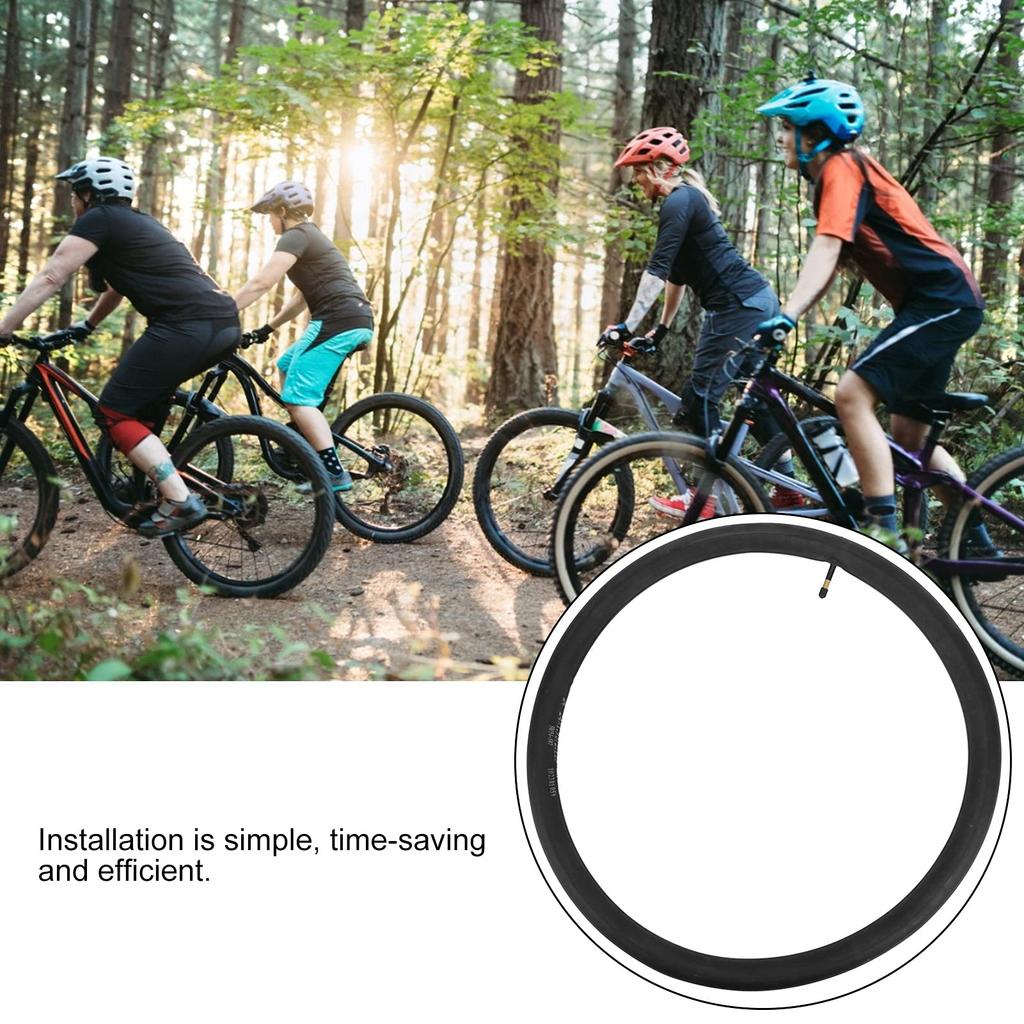 Cyklistická duše AV48MM Schrader ventil Butylová duše pro většinu silničních a horských kol, 24x1.95-2.125