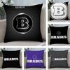 Luxury B-BRA-B-B-BUS Pillow Case Square Double‑Sided Print Cushion Case For Sofa Home Bedchamber Decor Gift