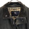 BURBERRY Sanyo Shokai Made in Japan Faux leather lining coat Quilted back Men's Used