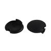 2Pcs Rear Bumper Tow Hook Cover Towing Cap Black For 2008-2016 Smart Fortwo 451