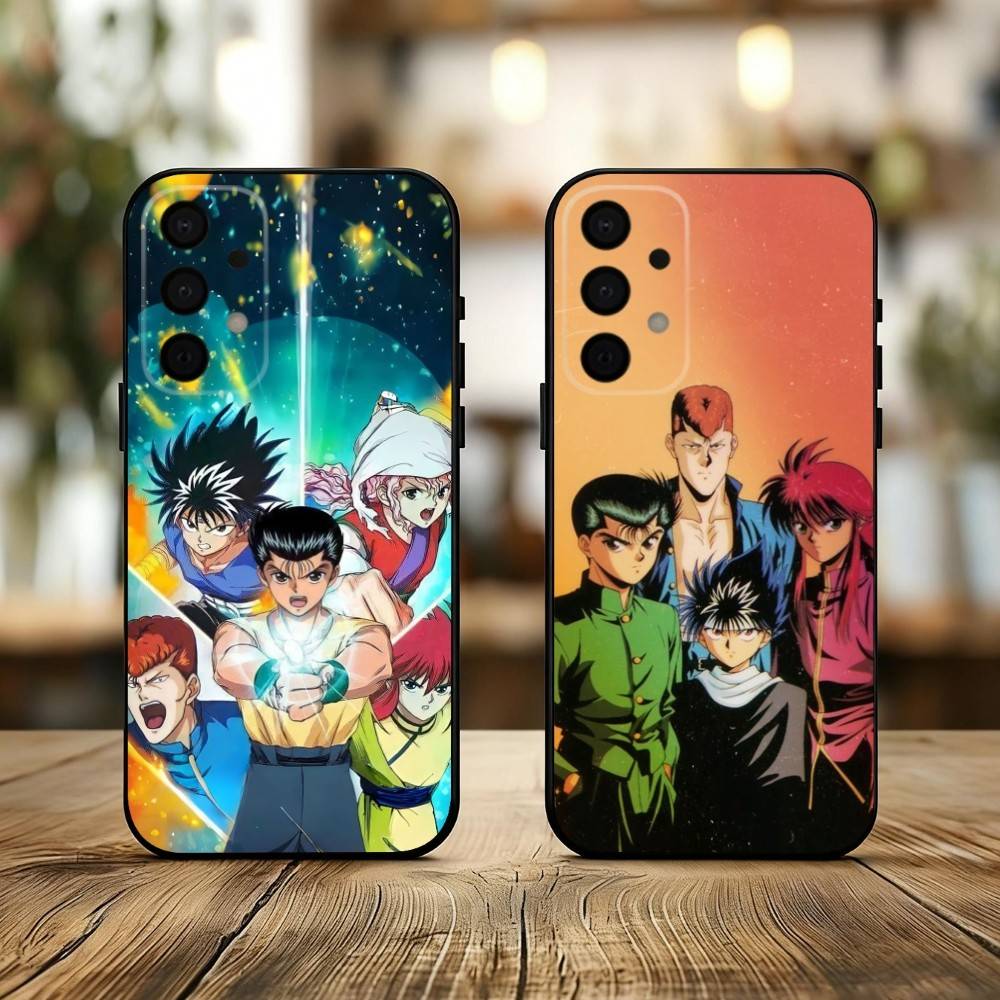Anime Y-Yu Yu H-Hakusho-O Phone Case For Samsung Galaxy A73,A72,A71,A70,A53,A52,A51,Others Soft Black Shell
