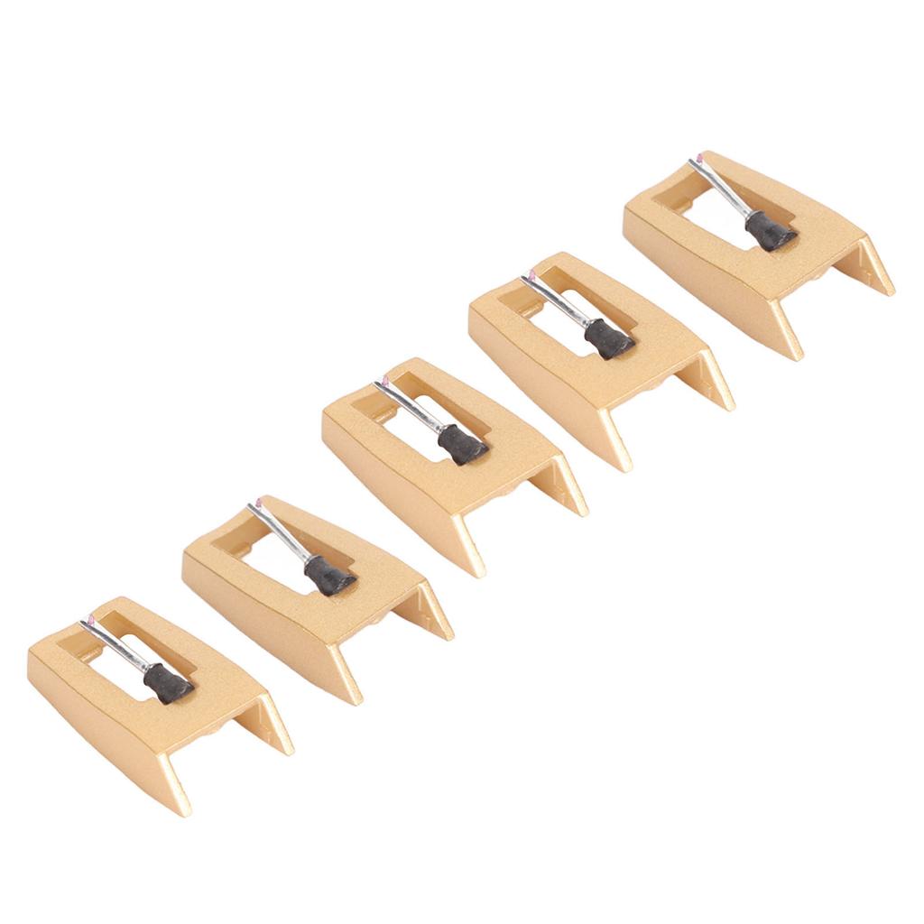 5pcs Record Player Needle Replacement Turntable Stylus with Cleaning Brush for Victrola for Crosley
