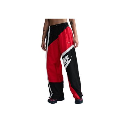 Sportswear Loose Woven Dry Comfortable Mid Rise Sports Long Pants Women Bottoms University-Red HJ4179-657