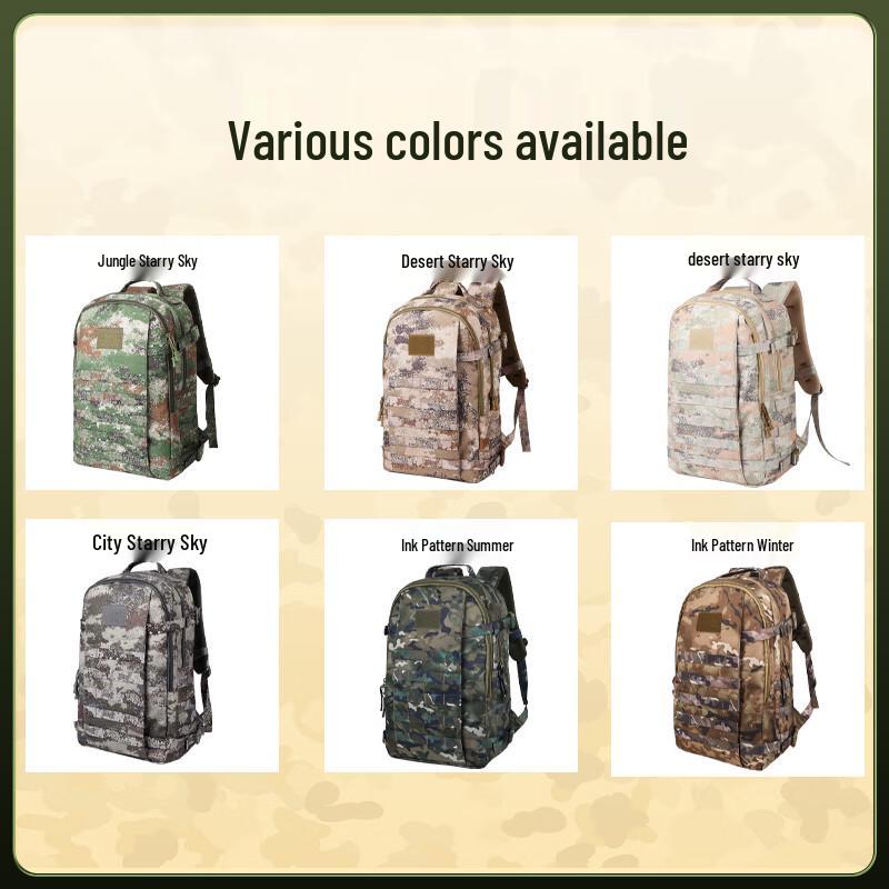 Zushu Large Capacity Camouflage Tactical Backpack