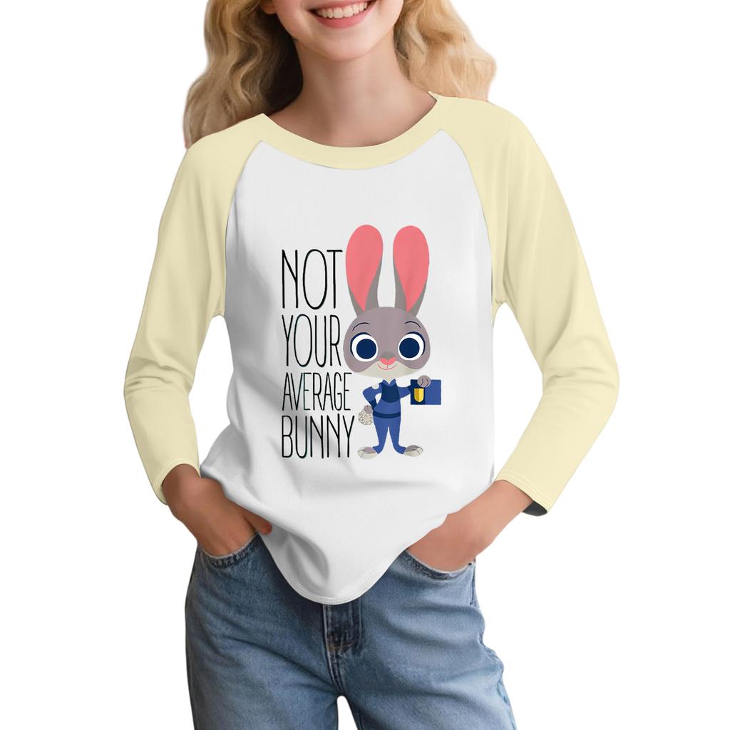 Children's Fashionable And Comfortable Round Neck Printed Loose Long-sleeved Top