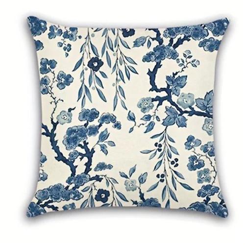 Green Vine Decorative Pillowcase, Ultra-soft Polyester Material Living Room Sofa Backrest Car Pillowcase Home Decoration