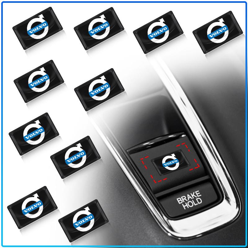 

2/10Pcs Carbon Fiber Steering Wheel Car Logo Emblem 3D Stickers For Volvo 240 C70 S40 S50 S60 S70 S80 S90 V40 V50 V60 V90 XC40 XC60 XC90 Vnl Truck 2pcs