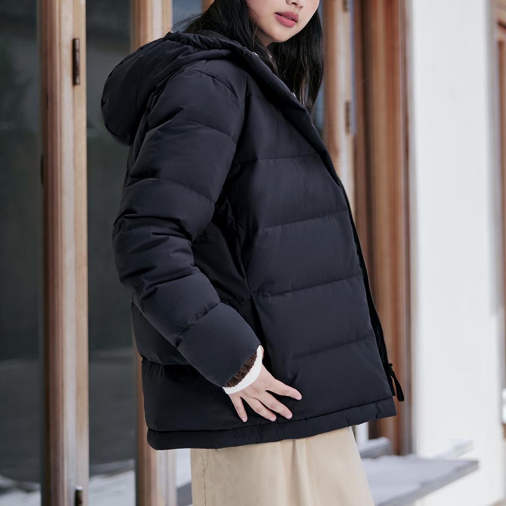 Adidas Helionic Hooded Solid Color Comfortable Warm Long Sleeve Down Jacket Women Outerwear KG3147