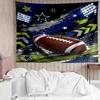 American-football Print Tapestry, Backdrop, Easy Setup, Ideal for Bedroom, Office & Living Room, with Aesthetic Wall Hanging Decor.