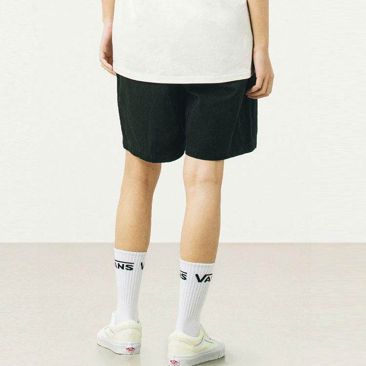 Vans X Mooncasket Collaboration Checkered Print Woven Shorts Women shorts Black VN0A5H4UBLK