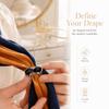 Multifunctional Scarf Buckle Alloy Corner Knotting Buckle New Scarf Ring  Scarf Fixing
