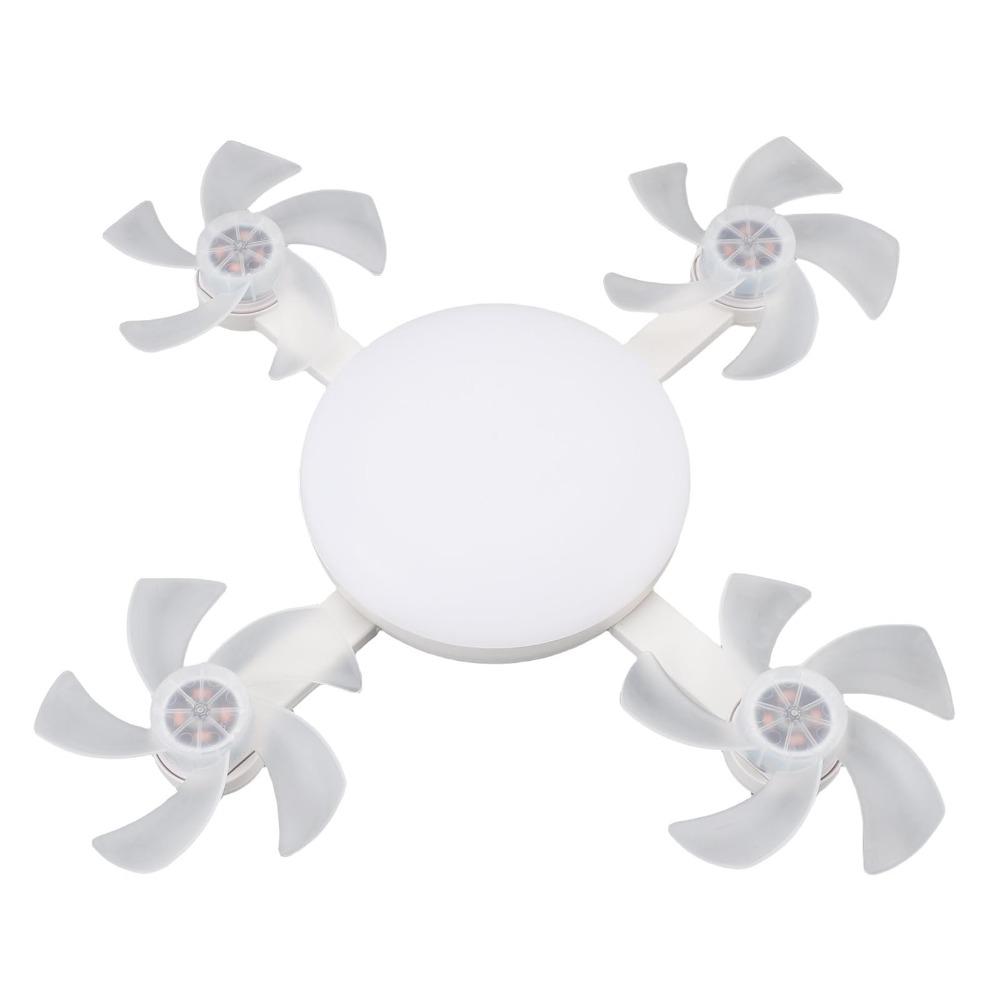 3 Speeds Fan Ceiling Fan Light 3 Colors Lamp Screw in Ceiling Fan Plug in Ceiling Fan  Garage