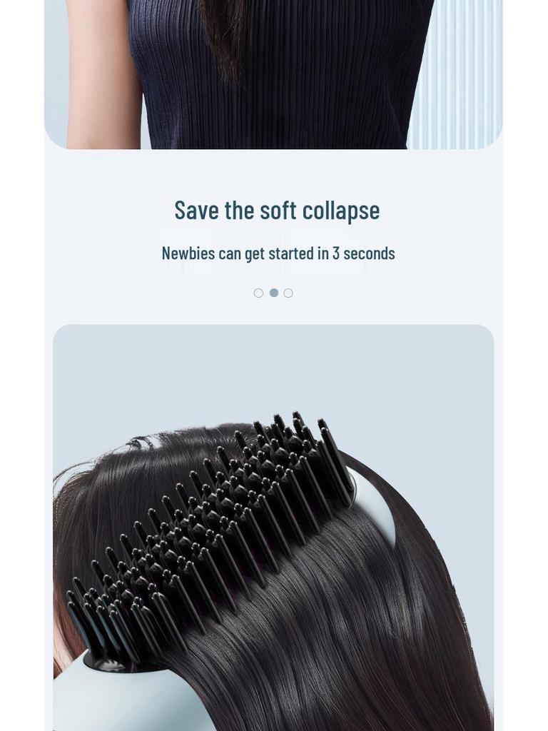 Cross-Border Ionic Hair Straightener Comb: Anti-Scald Design, Fast Heating & High Temperature