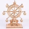 Children's Wooden Custom Puzzle Wooden DIY Music Box Music Box Ferris Wheel 3D Puzzle