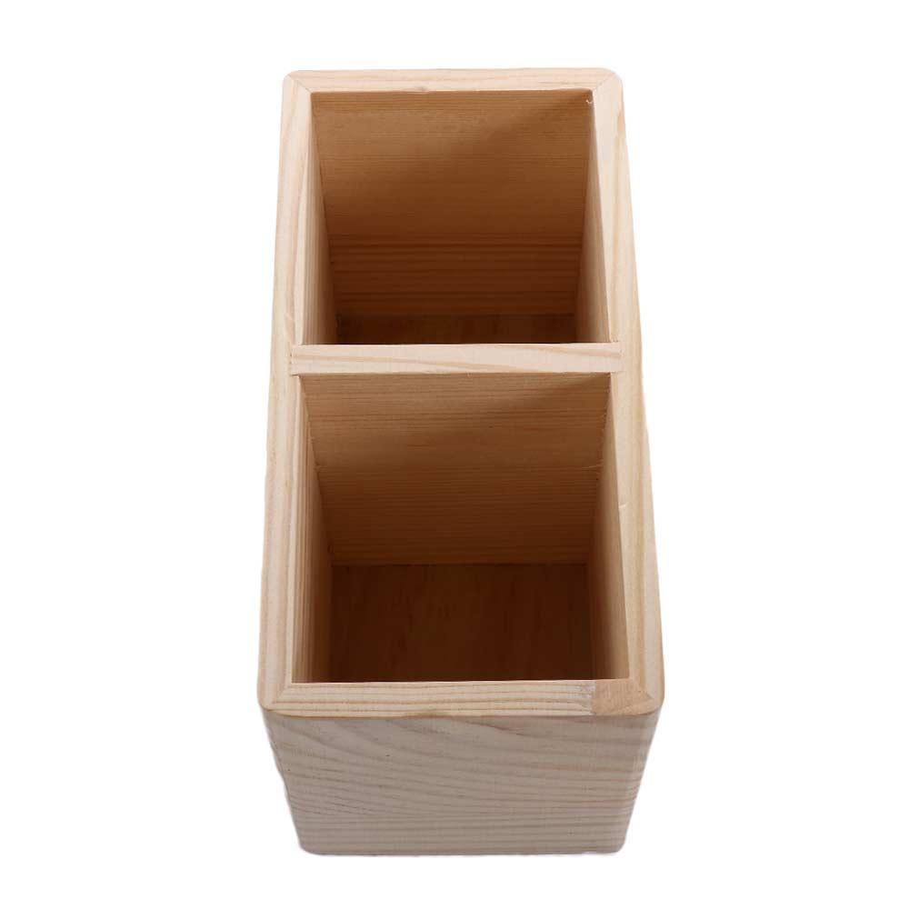 For Cosmetics Jewelry 1/2 Grid Organizer Pen Holder Desktop Storage Box Stationery Organizer