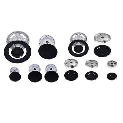 Oven Burners Flame Cover Burners Crowns and Flame Caps Set Stove Lid Replacement Set Metal Cookware Hat Set for Kitchen