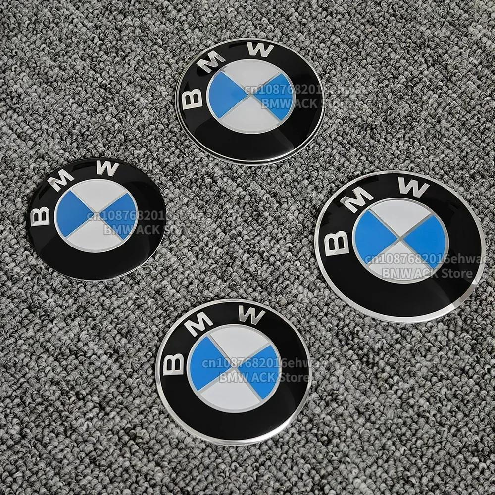 56mm 60mm 65mm 70mm Tinka BMW Automobilio Ratlankio Centrinio Dangtelio Aliuminio Lipdukas F30 E46 E39 F10 E87 E90 E92 E60 G20 Priedai