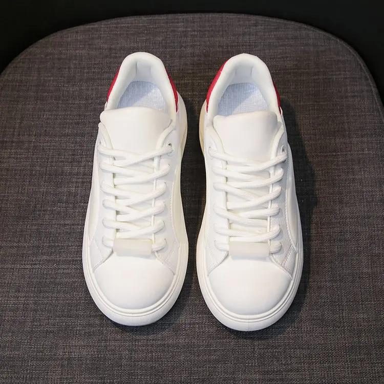 Fashion Women Sneakers Shoes 2024 Fashion Woman-shoes Platform Designer Roses Thick Sole Casual New Summer PU Lace-Up Basic Leisure Rou