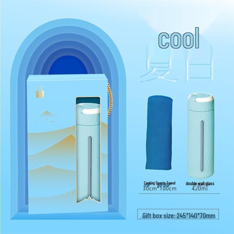 

Teacher s Day Glass Cup and Towel Gift Set 002