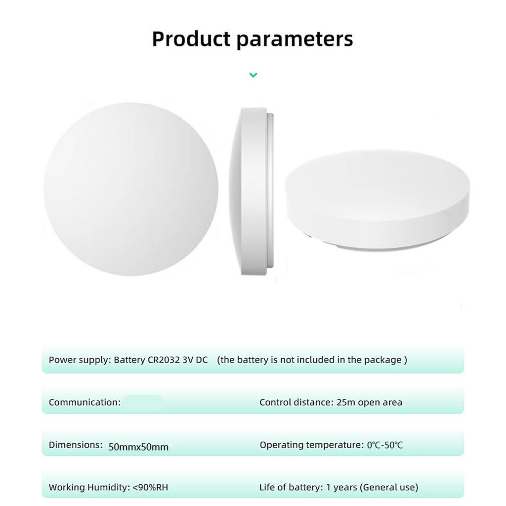 Zigbee Smart Knob Scene Switch for DIY Home Automation Scene Linkage APP Remote Control Intelligent Light Switch Household Tool