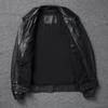 Leather flight suit leather jacket men's pure first layer cowhide lapel jacket large size bomber leather jacket