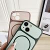 For iPhone 15 Case Compatible with MagSafe Dual Color Skin Touch TPU PC Shockproof Phone Cover