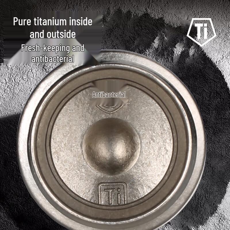AMOS Pure Titanium Insulated Bottle