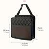 1Pc Multifunctional Car Seat Storage Bag Leather Storage Bag Garbage Bag Storage Bag Suitable for Most Car Models