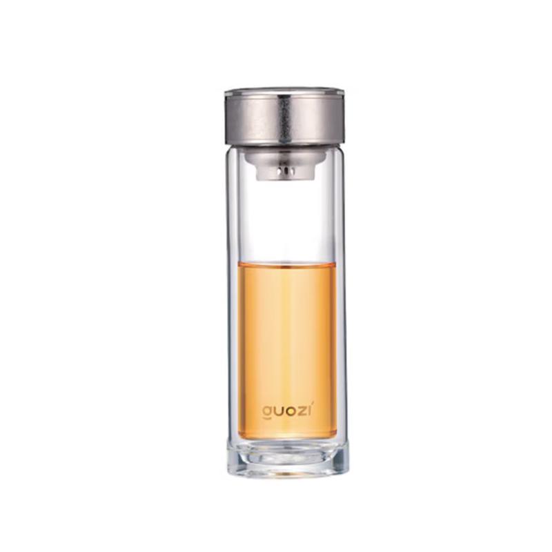 Guo Zi 320ml Glass Tea Infuser Bottle