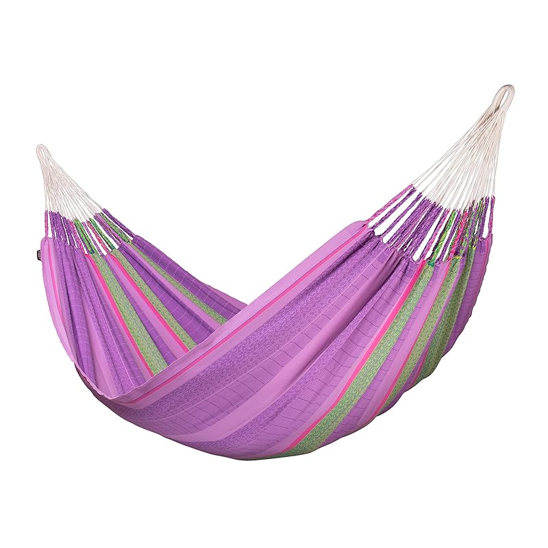 

LA SIESTA classic hammock king size FLORA [for 1-3 people] Made of organic cotton blossom/blossom FLH18-7